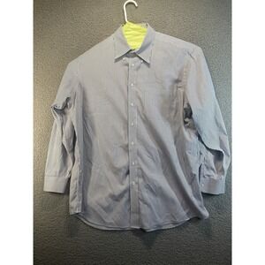 Paul Frederick Non-iron‎ Men's  Dress Shirt Long Sleeve 17.5-34